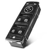YHTAUTO Master Power Window Switch Driver Side Replacement for 2009-2012 Mercedes-Benz C230 C250 C300 C350 C63 E350 E550 E63 AMG, 3 Pins, Without Power Folding Mirror, Window Control Switch