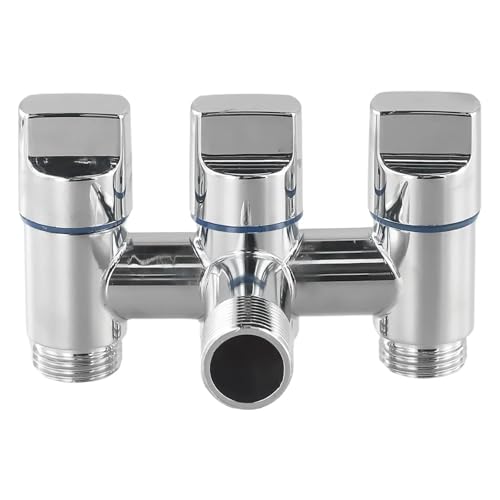 Robinet d'angle à trois voies pour stopper les fuites d'évier