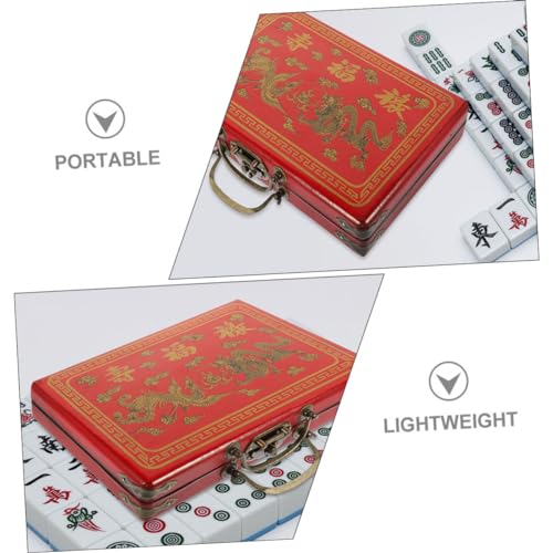 Estuche de Madera para Almacenamiento de Mahjong miniatura 5