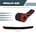 WZP Car Rear Bumper Protector, Anti-Scratch Rubber Rear Bumper Protector, 41