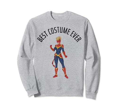 Sweat Captain Marvel Best Costume portrait imprimé pour fan de comics
