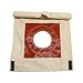 UNISTRENGH 3 Inch Fire-Resistant Stove Jack Hole Accessory with Flap Covered for 4 Seasons Cotton Canvas Camping Bell Tent