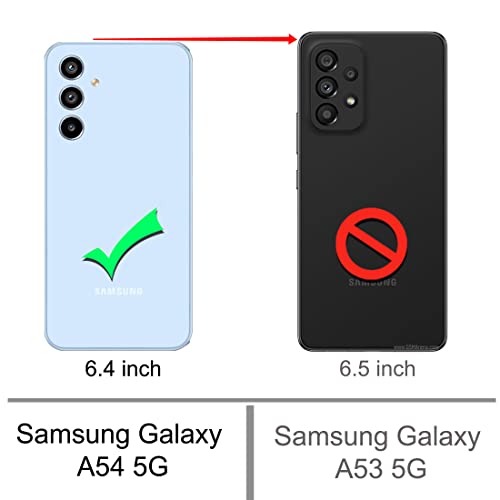Osophter For Samsung Galaxy A54 5G Case,Samsung A54 5G Case Clear Transparent With Screen Protector Reinforced Corners Tpu Shock-Absorption Flexible Cell Phone Cover For Samsung Galaxy A54(Clear) #TOP1