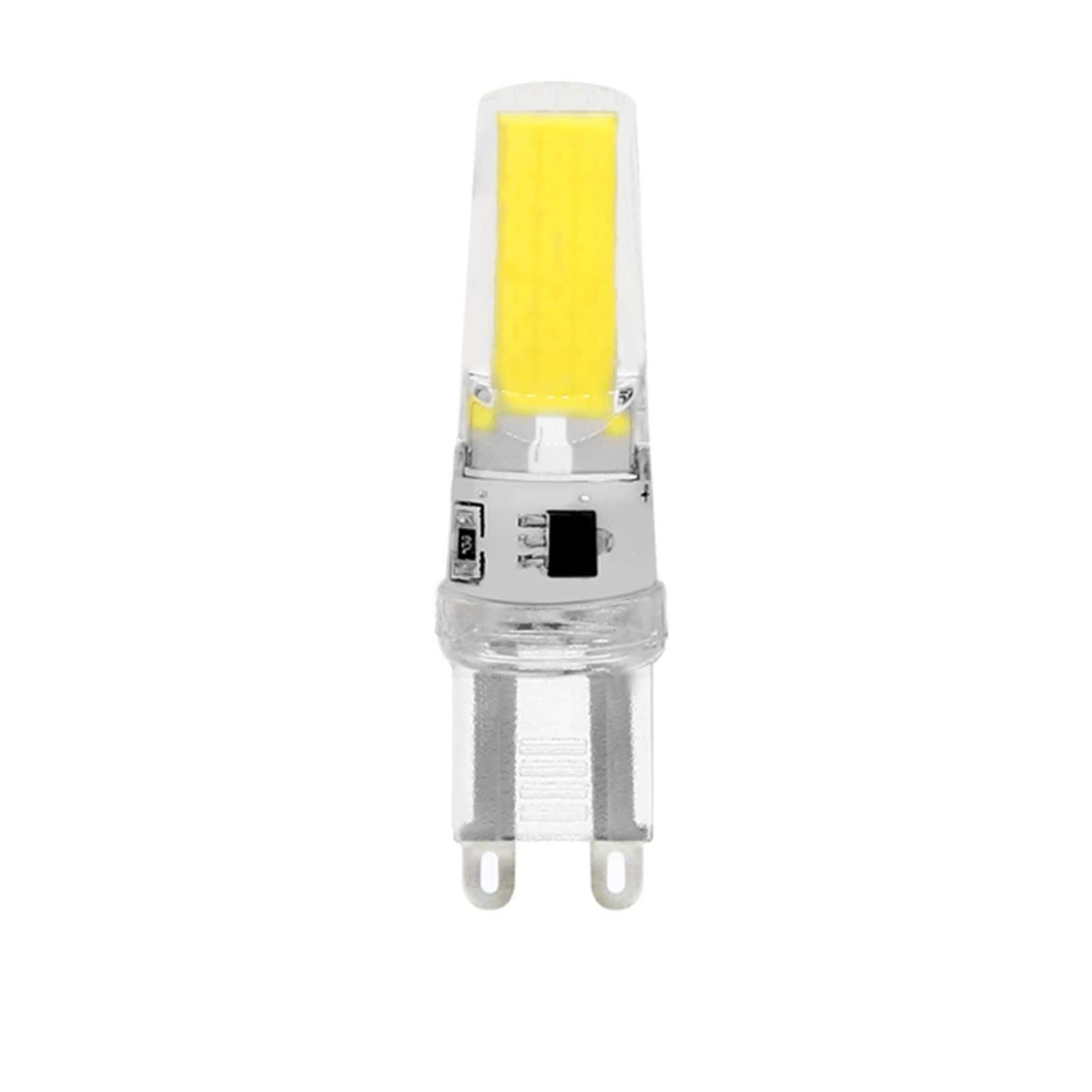 NXCVBNKZJ KJXP Lighting, Pack of 6, LED COB Lamp Bulb AC220V G4/G9 3W/6W Crystal Spotlight Chandelier Pendant Lights(Warm White,G9 220V 6W)