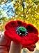 Red Poppy Pin Brooch Handmade Felted Wool Flower Jewelry Sweater Shawl Clip Gift for Women Traditional Ukrainian Jewelry Remembrance Day Red Floral Brooches Bohemian Safety Brooch Large Collar Brooch