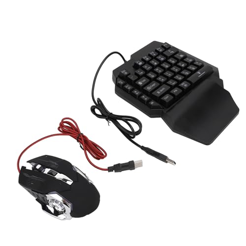 Teclado y ratón RGB para juegos con una mano: tu setup gamer móvil con soporte iOS