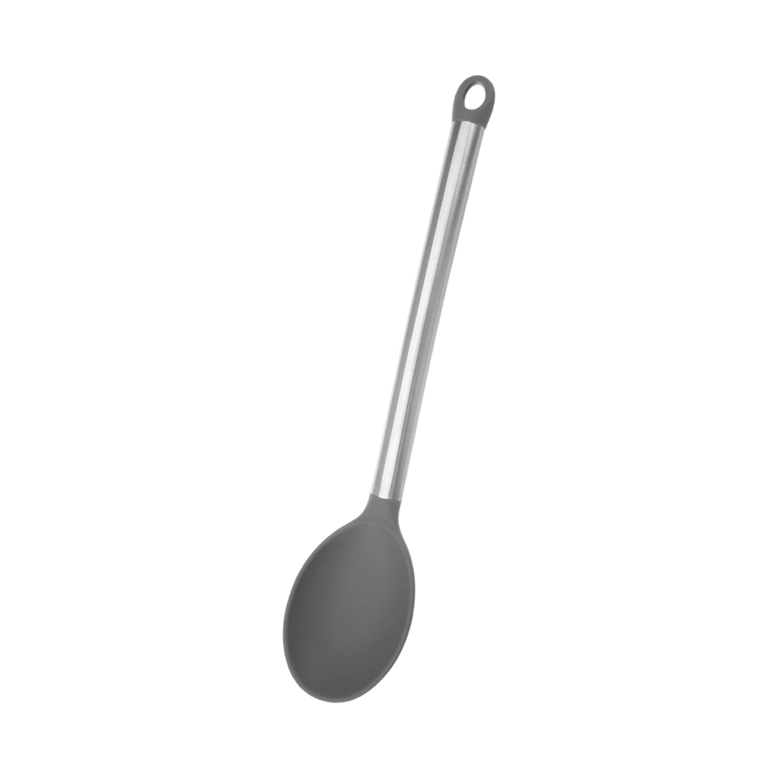 Osniyaw Grey Multipurpose Kitchen Utensils Silicone Spoon For Stirring, Serving And Handling Various Foods Without Dirt Or Drops Serving Spoon