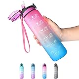 azoren wetter Zeit und Farbe:Fahrrad flasche nimmt einen Farbverlauf an, der für verschiedene Szenen geeignet ist, was angenehmer aussieht.Die Wasserflasche hat einen Zeittitel, der eine effektivere Erinnerung daran ist, Ihrer Wasserflasche Wasser hinzuzufügen.