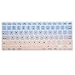 MOSISO Pattern Keyboard Cover Compatible with MacBook Pro 13/15 inch(with/Without Retina Display,2015 or Older Version),Older MacBook Air 13 inch (A1466/A1369,Release 2010-2017), Blue and Rose Quartz