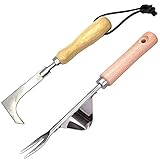 Mango de madera maciza cómodo, diseño antideslizante, ergonómico, fácil de usar.