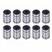 Baxnore Linear Motion Ball Bearing Heavy Duty Alloy Steel Low Friction Wear Linear Bearing for CNC Machines Solar Panels Industrial Equipment 10PCS Pack