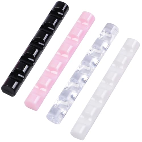 Image of 4 Pack Paint Brush Holder Rest Mini Acrylic Portable Stand Storage Rack for Paint Brushes Set Oil Painting Watercolor Paintbrushes Makeup Nail Art Pen Pencil Miniature Detailing Drawing
