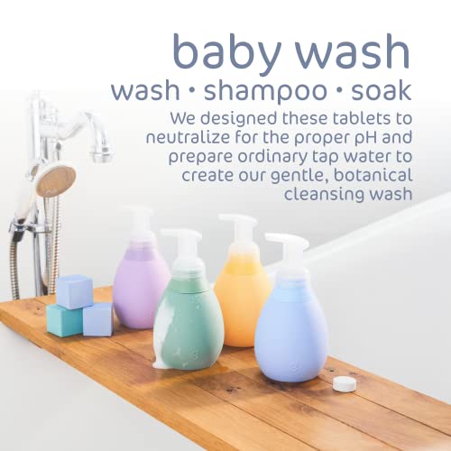 Goodnest Baby Bath Refill Tablets, Calming Lavender All-In-One Baby Shampoo, Wash & Foaming Bath Soak Dissolving Soap Tablets, Gentle, Tear-Free, Hypoallergenic Foaming Baby Wash For Sensitive Skin, Includes (2) Refill Tablets #TOP6