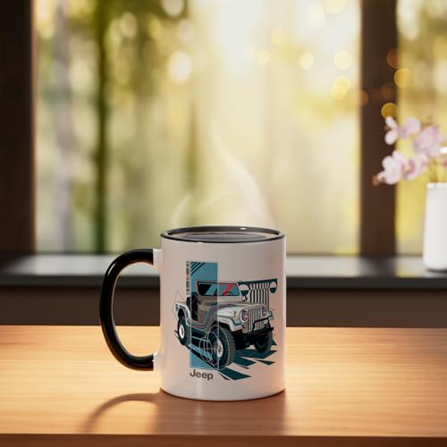 Mug cerámico Jeep Wrangler diseño Painted Angles 11oz miniatura 3