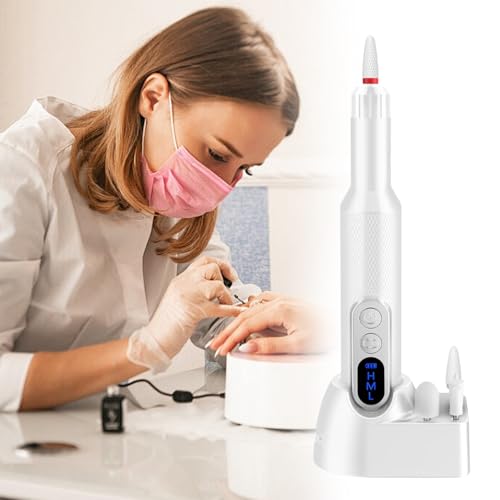Lime à ongles électrique réglable à 3 vitesses pour manucure portable - 2