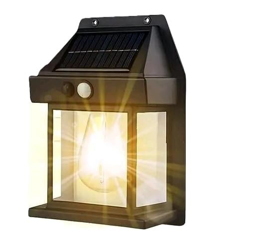 Wall Lights Outdoor Motion Sensor Auto Chargeable Exterior LED Sconce Front Porch Security Lamps Waterproof for Patio Garden Black 1-image-28