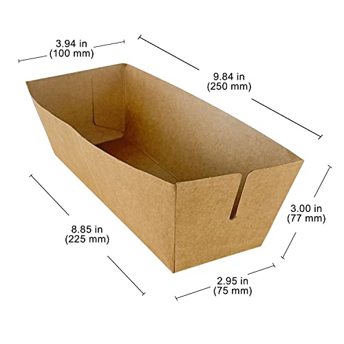 GorillaRock Paper Bowls Set | Disposal Paper Bowls for Corn Dogs, Stick Waffles, Etc. | Big Size | 100, 300 & 1000 Pcs (1000 PCS)