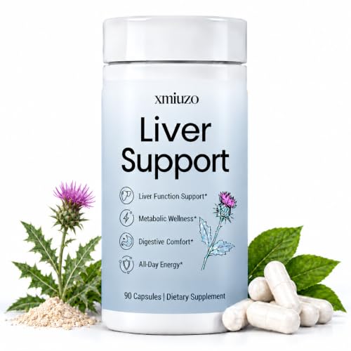 Happy Liver Ritual Labs, Liver Support Supplement with Milk Thistle, Turmeric, Inositol & Pueraria for Antioxidant, Digestive & Metabolic Wellness Support, 90 Vegetarian Capsules