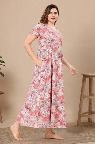 Image of Soulemo Women Premium Rayon Dancing Queen Nighty 1801