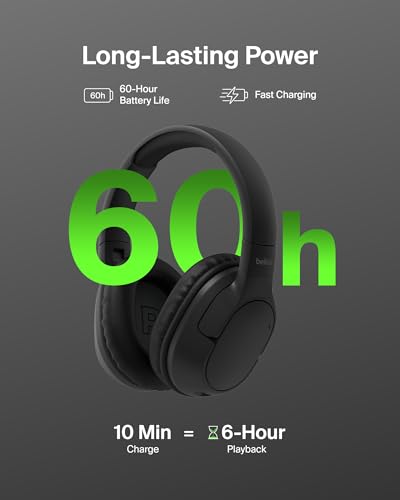 Belkin SoundForm Surround Wireless Over-Ear Headphones - image 2
