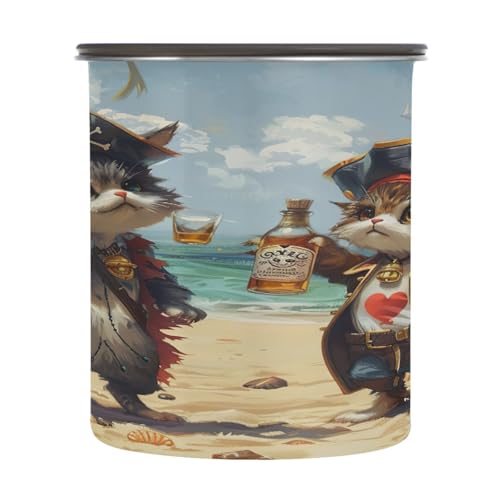 Contenedor Hermético de Acero para Café 17oz miniatura 2