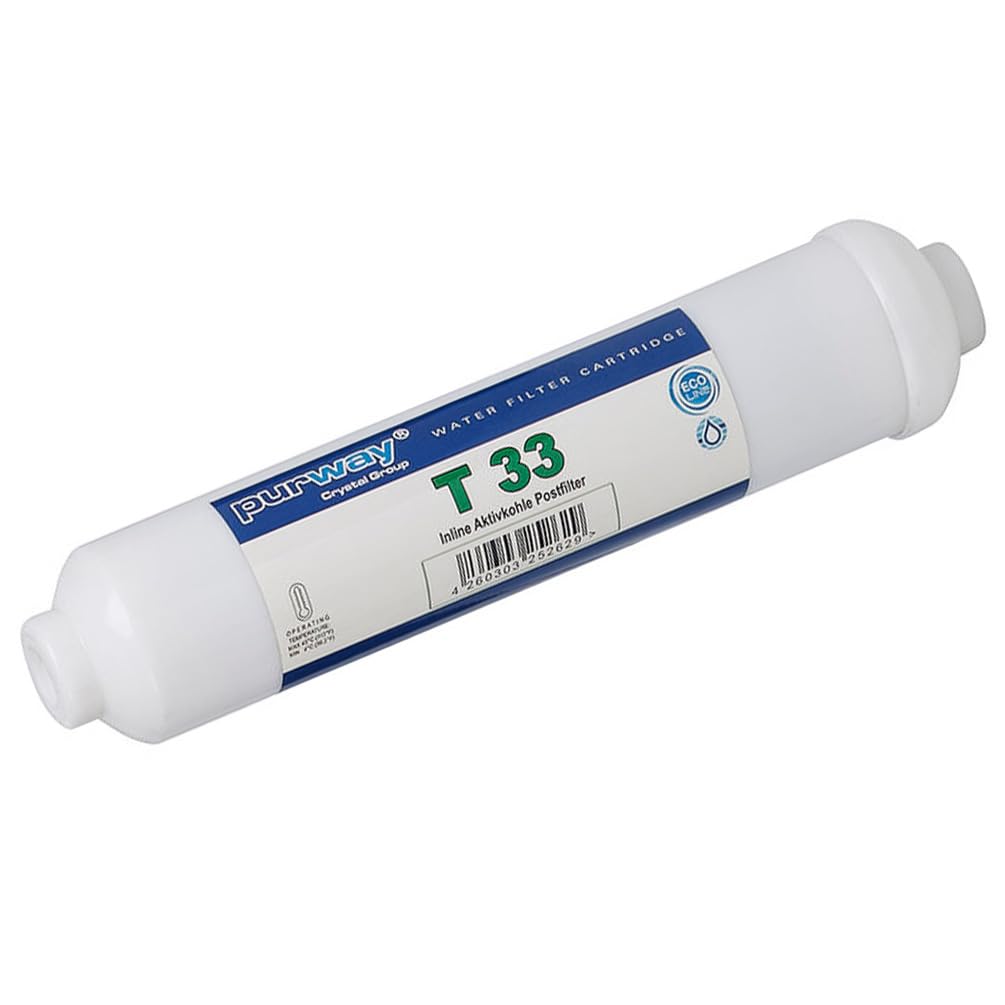 Purway - Set completo di 4 cartucce di ricambio per impianto ad osmosi inversa