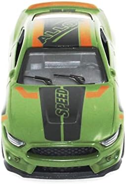 Die Cast Çek Bırak Metal Yeşil Yarış Arabası - Görsel 2