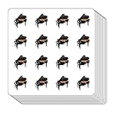 Piano Planner Stickers, 0.5 inch Music Scrapbooking Arts Calendar Kids Crafting 208-Pack