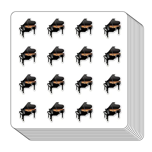 Piano Planner Stickers, 0.5 Inch Music Scrapbooking Arts Calendar Kids Crafting 208-Pack #TOP11