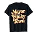 Retro Mayor of Funky Town Funny Vintage 70'Sparty T-Shirt