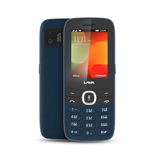 Image of Lava A7 Torch+ Dual Sim Keypad Mobile Phone (with Instant Slide Torch)| 2.4 inch Big Display | Powerful Battery Backup | Vibration Alert | Camera | Wireless FM & Bluetooth | Blue