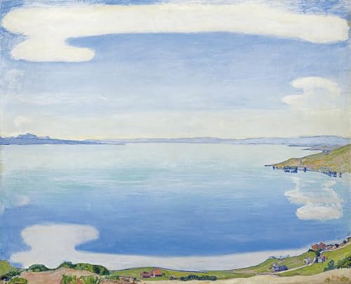 Célèbres Tableaux Affiche de Arts Le lac Léman Ferdinand Hodler