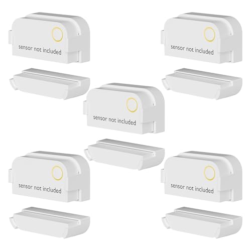 Image of Alarm Contact Sensor Riser Compatible with Ring Alarm Contact Sensor 2nd Gen, 5 Pack 10mm Sensor Alignment Mount, Snap-On Height Extension for Uneven Doors & Windows