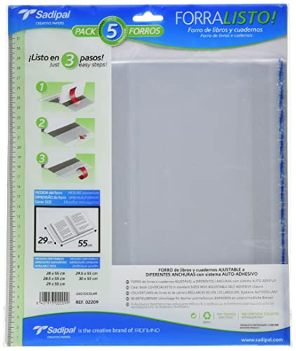 Sadipal 942421 - Blíster 5 forros, 29 x 55 cm Cover