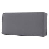 H.VERSAILTEX Super Stretch Individual Seat Cushion Covers Sofa Covers Couch Cushion Covers Slipcover Sets Thick Jacquard Textured Twill Fabric (1 Piece Sofa Cushion Cover, Grey)