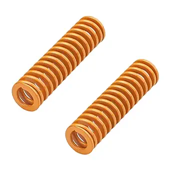 MroMax 8mm OD 30mm Long Light Load Compression Mould Die Spring Yellow for 3D Printer Electric Part 10PCS