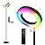 ????????????????-???????????????????? RGBCW Floor Lamp, ???????????? 2800LM Bright Dimmable LED Standing Lamp with Remote, 350° Rotatable Head, Modern Color Changing Torchiere Tall Lamps for Living Room Bedroom Office Gaming