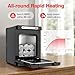 StateRiver Hot Towel Warmer, 5L Towel Warmer Cabinet, Small Towel Heater with Stainless Steel Rack, Professional Towel Heating Box, Use for Spa, Beauty Salon, Barber, Massage, Gym, Home (Black)