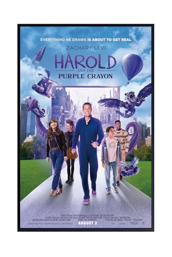 Harold and the Purple Crayon Movie Poster - Matte Poster Frameless Gift 11 x 17 inch(28cm x 43cm)