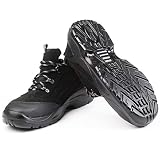 Charlie Barato® Herren Sicherheitsschuhe S3 LOG62 - wasserabweisendes Nubukleder mit Cordura®-Einsätzen, Stahlkappe, Durchtrittsichere Gewebezwischensohle, rutschhemmend (42 EU)