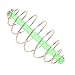 Alomejor 10PC Bait Thrower Fishing Feeder Spring Coil Inline Feeder Coil Inline Metal Bait Thrower Feeder Fishing Tackle(S)