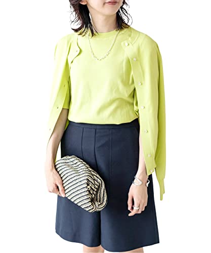 ［イエナ］FILARTEX クルーネックアンサンブル◆ フリー イエロー