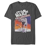 Star Wars Men's Empire Atari Cartridge T-Shirt, Charcoal, X-Large