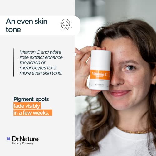 Vitamin C Brightening Serum 50 ML - 99% Natural Ingredients for Sensitive Skin - Pigmentation Serum - Antioxidant Serum & Dark Spot Remover for Face - Anti Ageing Serum for Face for Women and Men - Image 7