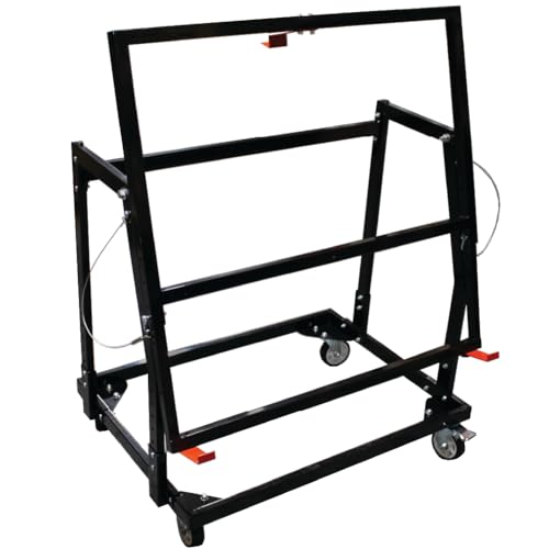 Mate Panel Cart and Stand – Mobile Base Stand Contains Rubber Rolling 4” Casters – Mobile Workbench for Tools, Woodworking Tools and Accessories