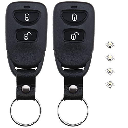 2 fundas para llave de coche con mando a distancia compatible con Hyundai Elantra Santa Fe Matrix...