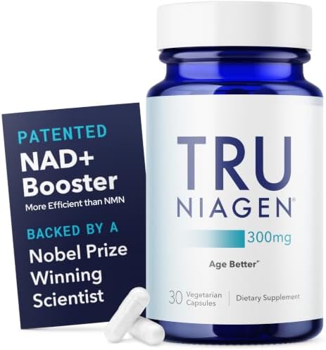 TRU NIAGEN NAD+ Supplement, Nicotinamide Riboside 300mg, 30 Daily...