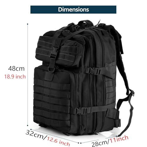 Variante de GUJOIN mochila tactica 50L Negro
