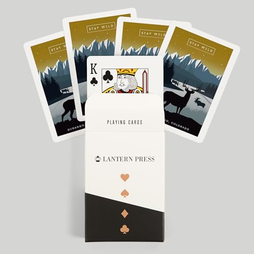 Baraja de poker Lantern Press Durango Colorado 52 cartas miniatura 6