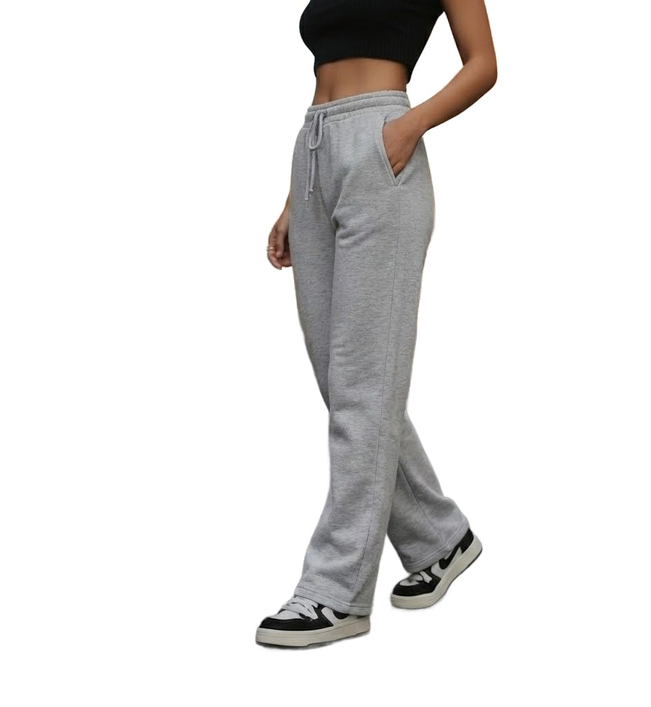 dockstreet Track Pant for Women || Baggy Fit || Track Pants || Full Elastic Jogger Track Pant ||-picture-52